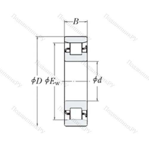 Подшипник роликовый радиальный XLRJ 1.5/8