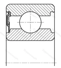Модификация подшипника 8-20703К размер 17x40x14