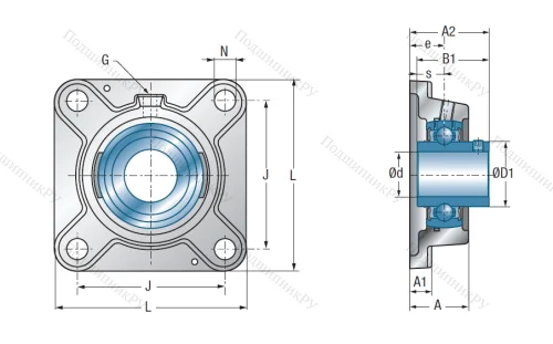 Подшипниковый узел UCFE 210 в Мурманске