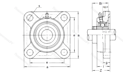 Подшипниковый узел UCF 305 в Мурманске