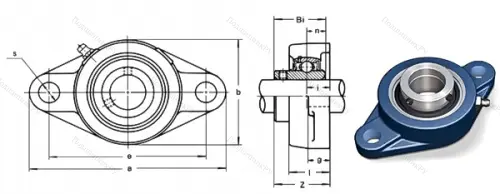 Подшипниковый узел UCFL 210 в Мурманске