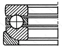 Подшипник  53211+U 211 (18211) размер 55x90/95x30