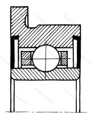 Подшипник  880024 размер 4x13x5