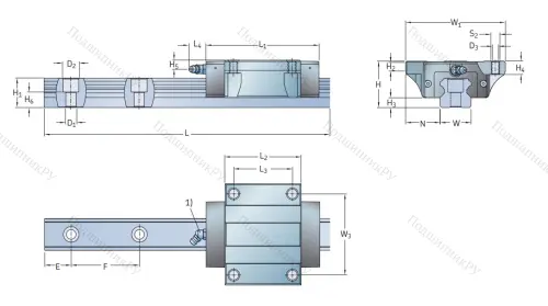 Каретка LLTHC 15 A T 1 P 5 в Мурманске