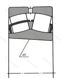 Модификация подшипника 4153730 размер 150x250x100 ГПЗ-34