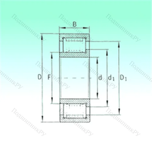 Подшипник роликовый радиальный ZSL 192308