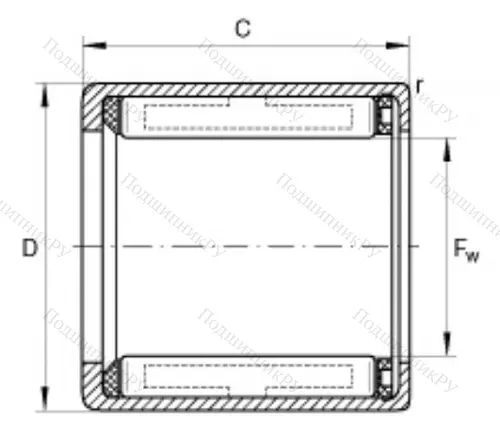 Подшипник обгонной муфты обгонная муфта HF 3020- L 564 в Мурманске