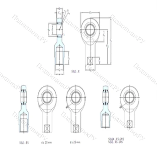 Подшипник скольжения сферический SIL 80ES-2RS