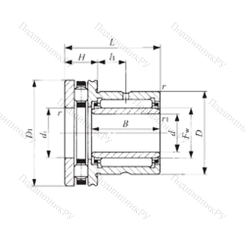 Подшипник комбинированный NBXI 4032