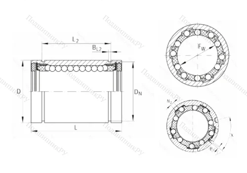 Подшипник KB 50 PP в Мурманске