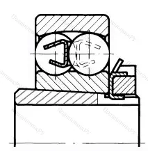 Подшипник  1216K+H 216 (11214) размер 70x140x26/46