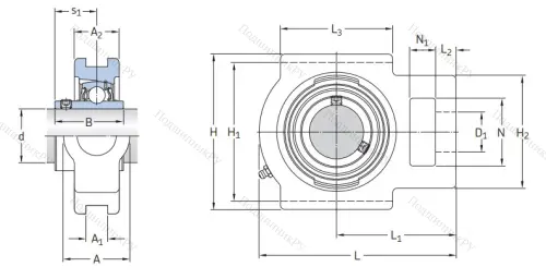 Подшипниковый узел TUJ 40 TF в Мурманске