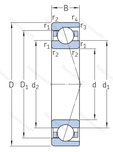 Сверхточный подшипник 7205 CDGA/P 4A от производителя  SKF