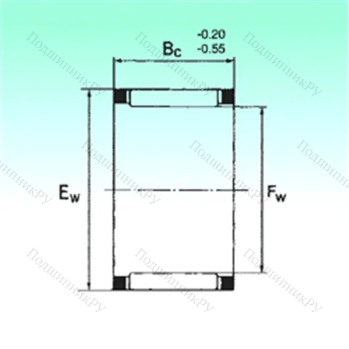 Подшипник игольчатый радиальный KZK 18x24x13,5