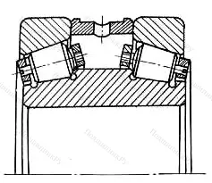 Модификация подшипника 8479/610 размер 609,65x812,88x189