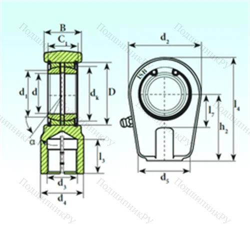 Подшипник скольжения сферический
