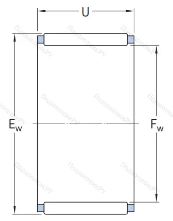 Подшипник K 20x24x13 в Мурманске
