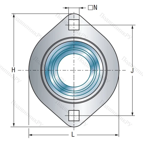 Подшипниковый корпус  PFL 206 в Мурманске