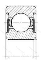 Подшипник  6006-ZZ (80106) размер 30x55x13