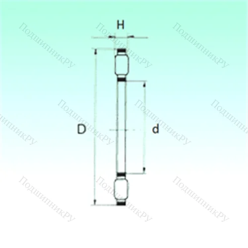 Подшипник роликовый упорный K 81106TN