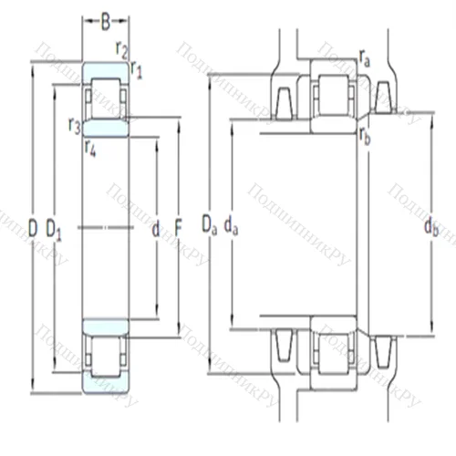 Подшипник роликовый радиальный NU 311ECM/HC 5C 3 от производителя  SKF