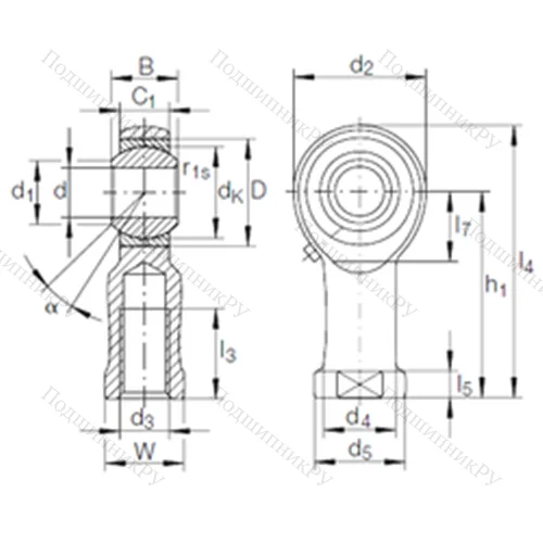 Подшипник скольжения сферический