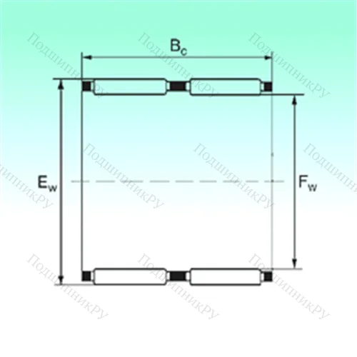 Подшипник игольчатый радиальный K 25x30x26 - ZW