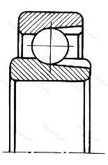 Подшипник  900805 размер 25x37x6/7