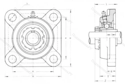 Подшипниковый узел UKF 218 в Мурманске
