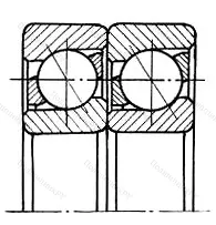 Подшипник 2X 7315BMC 13 размер 75x160x74