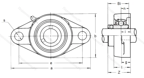 Подшипниковый узел UCFL 209 в Мурманске