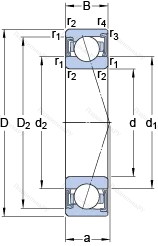 Подшипник S 7028 ACD/HCP 4A в Мурманске