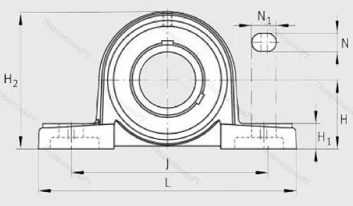 Подшипниковый узел UCP 207 J 7 в Мурманске