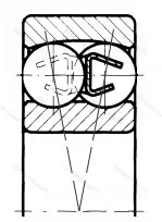 Модификация подшипника 1318Л размер 90x190x43