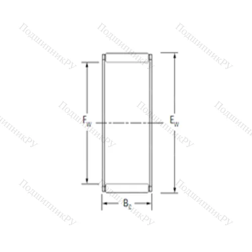 Подшипник игольчатый радиальный WJ-283412