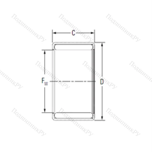 Подшипник игольчатый радиальный Y 2110