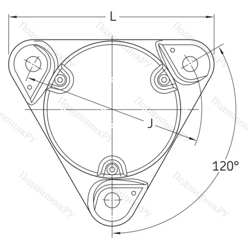Подшипниковый фланцевый корпус FNL 515 A в Мурманске