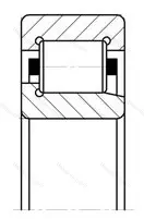 Подшипник  NJ 2232 (42532) размер 160x290x80 от производителя  SKF