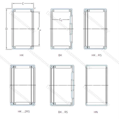 Подшипник игольчатый радиальный BK 2516 от производителя  SKF