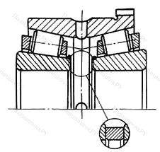 Модификация подшипника 22-697928Л размер 140x210/218x100