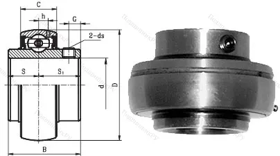 Корпусный подшипник UC 205 в Мурманске
