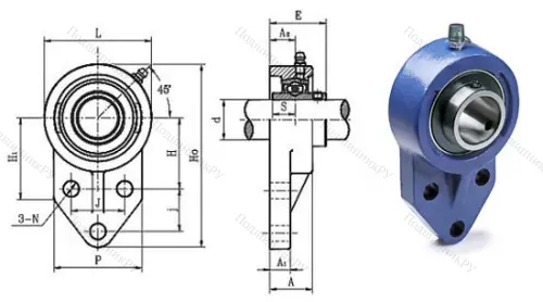 Подшипниковый узел UCFB 203 в Мурманске