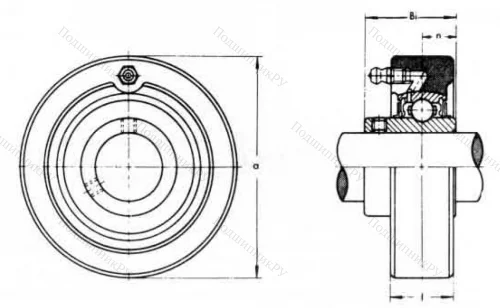 Подшипниковый корпус  C 208 (ASAHI) в Мурманске