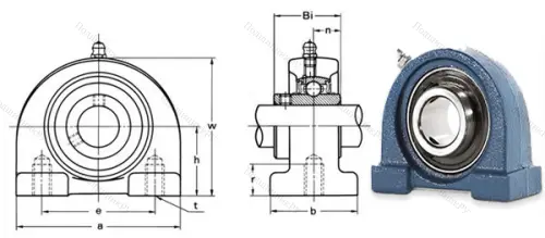 Подшипниковый узел UCPA 208 в Мурманске