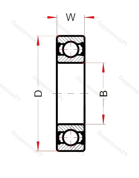 Высокотемпературный подшипник