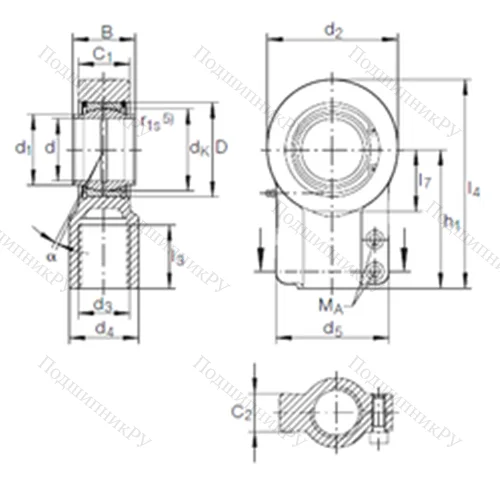 Подшипник скольжения сферический