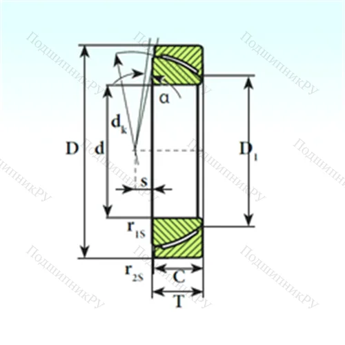 Подшипник скольжения сферический
