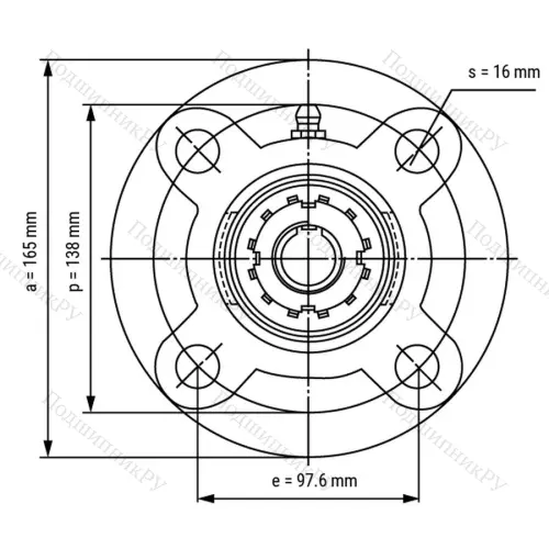 Подшипниковый узел UKFC 210+H 2310 - Вал: 45 мм