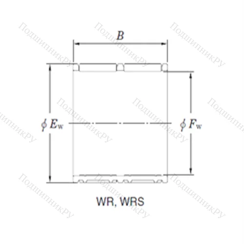 Подшипник игольчатый радиальный WR 25/26 от производителя  KOYO