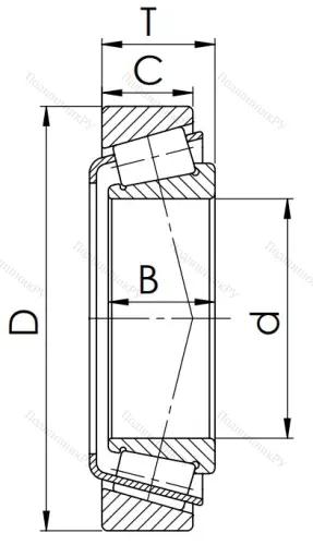 Конический роликовый подшипник 7514 (32214) в Мурманске